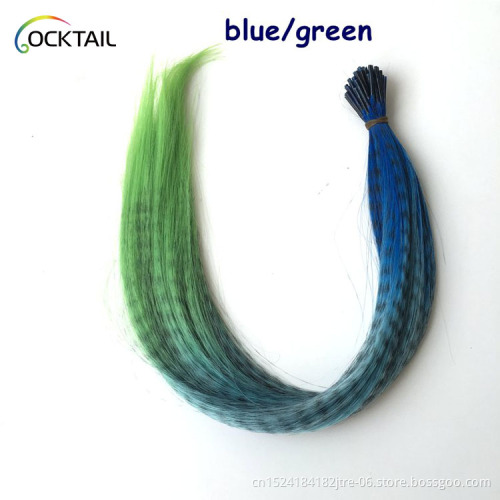 Free Sample Ombre Color Synthetic Pre Bonded I Tip Hair Extensions